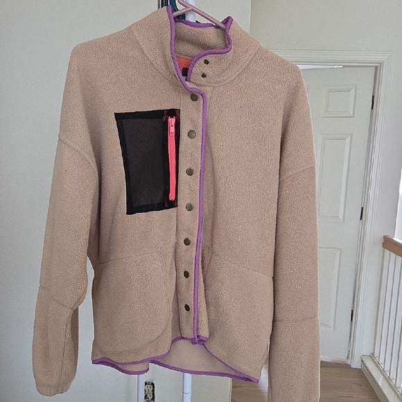 Wild Fable Sherpa Jacket Medium Oversized - Picture 3 of 15